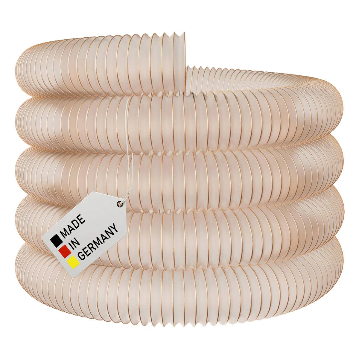 AWM Absaugschlauch Ø 200 mm transparent 0,4mm Absauganlage Spiralschlauch schwer entflammbar Flexschlauch (3 Meter)