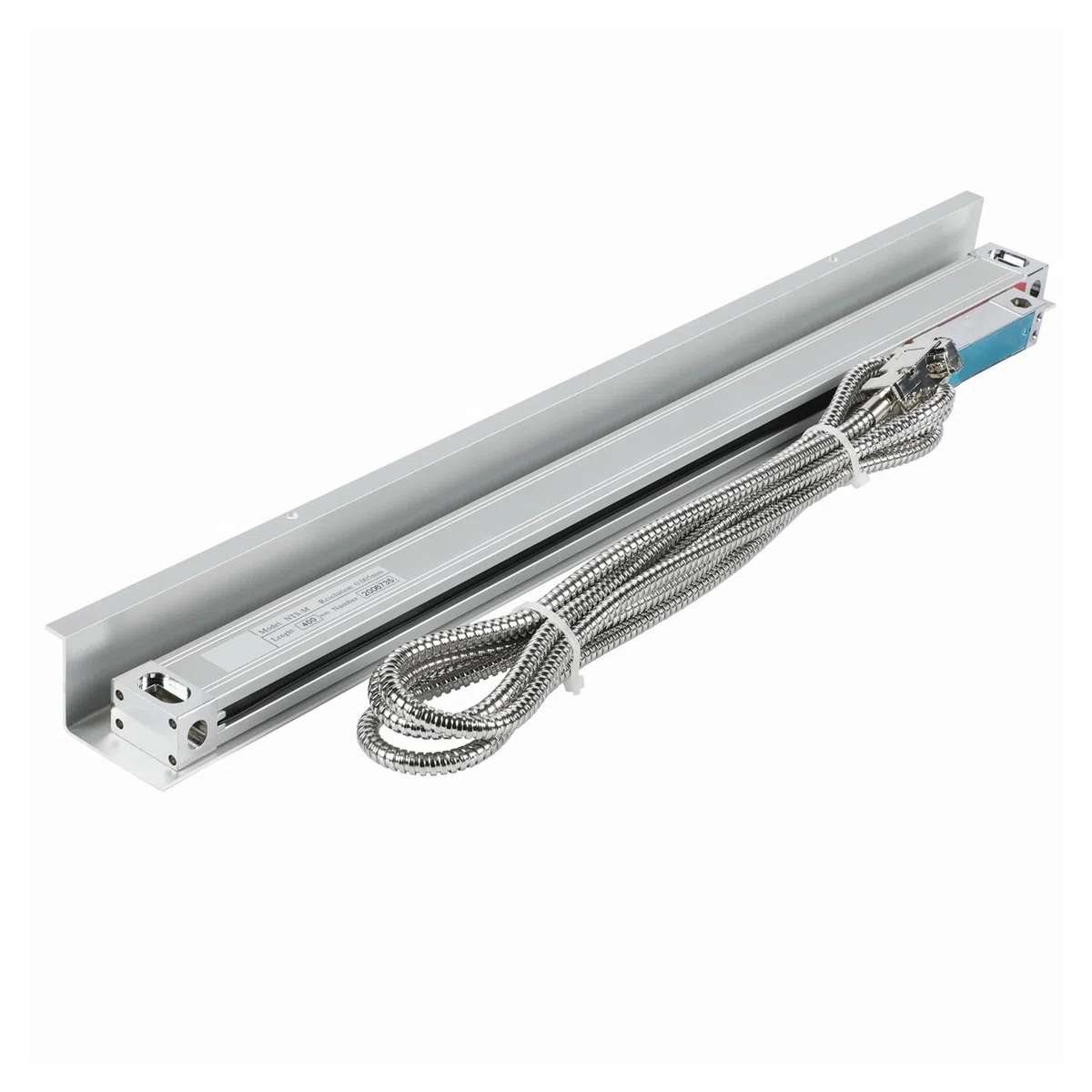 Mill Dro Hochpräziser 0,005-mm-Schlank-Linearmaßstab TTL 50 100 150 200 250 300 350 400 mm 20 x 28 mm Kleiner Linear-Encoder-Gitter-Lineal-Sensor mit starker Anti-Interferenz-Fähigkeit(250mm travel)