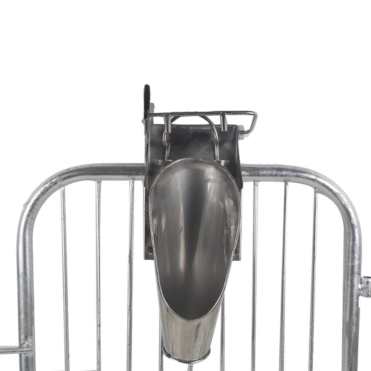 Schweinekastrations-Rack-Werkzeuge, 47,7 x 19,1 cm, Edelstahl-Ferkel-Kastrationsgerät, mit Befestigungsvorrichtung, Einzelbediener, bequeme Bedienung, für feste Schweine-Viehzucht, Ferkel, ca. 20 Tage