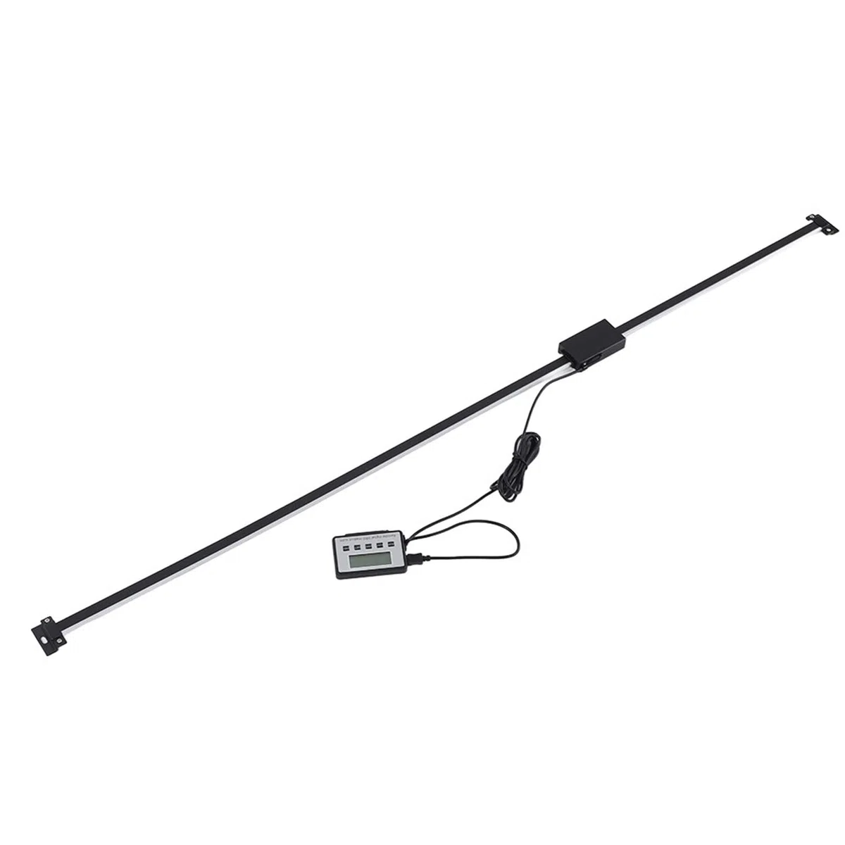Yctze Digitale Lineare Skala, Magnetische Rechteckige Anzeigegeräteskala, Verschiebungssensorskala, Ideal Zum Bearbeiten, Anreißen, Markieren und Messen von Verschiebungen (Quadratisch 1000 mm)