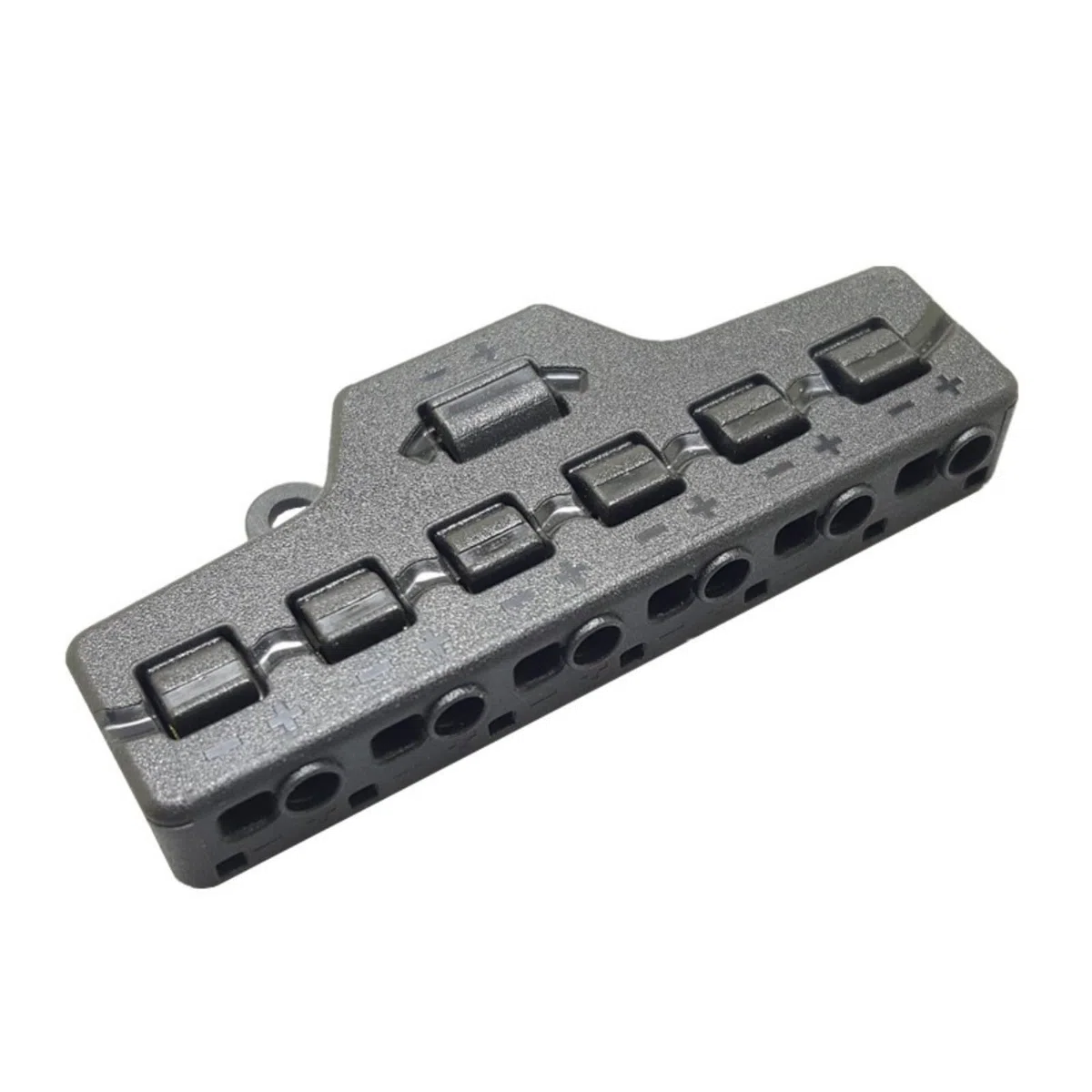 Effizienter Stromverteilerstecker mit 1 Eingängen & 6 Ausgängen LED Streifen Lichtverdrahtung Verteilerblock für LED Streifen Schnellanschluss Verteilerblock