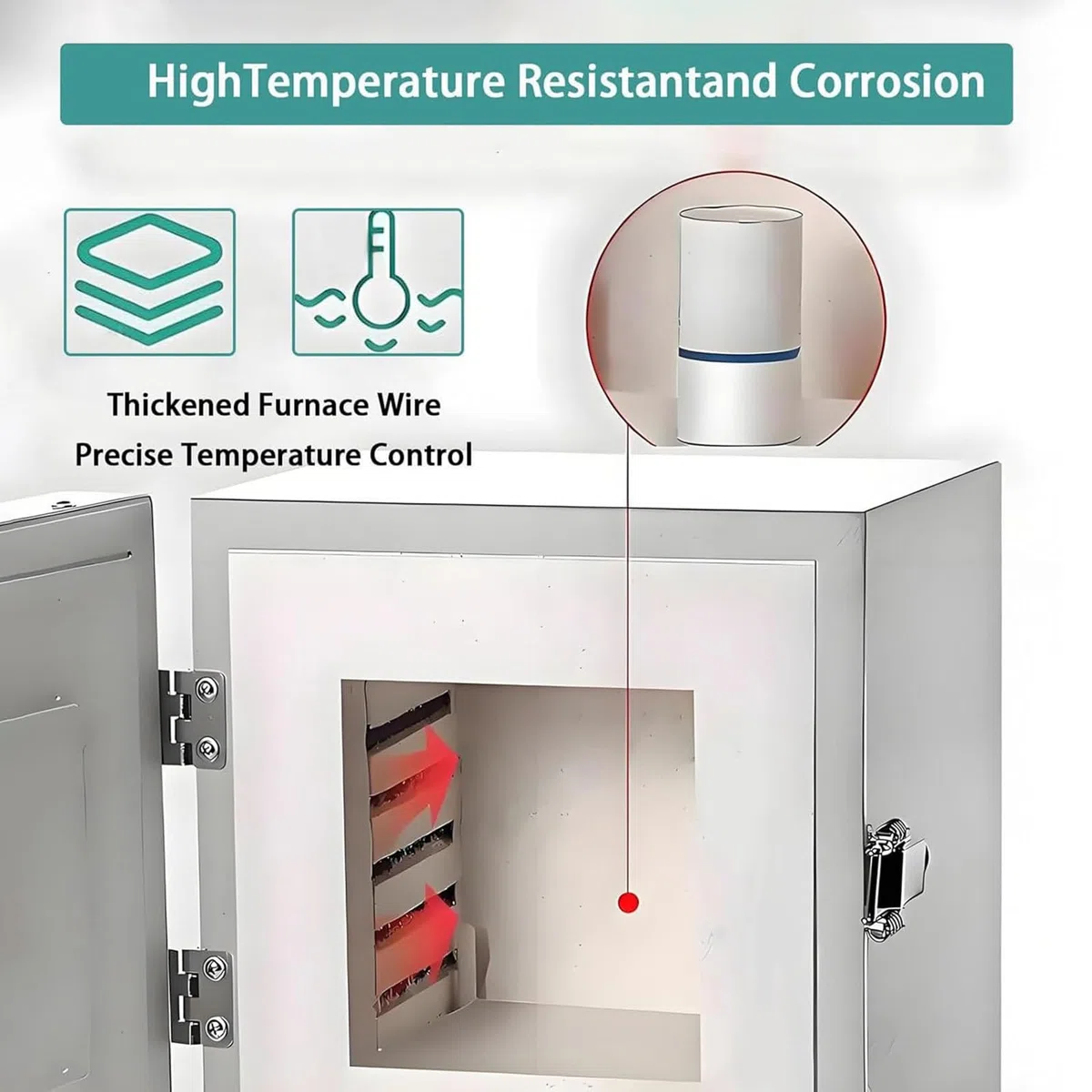 Laboratory Muffle Furnace, 2000W Muffle Furnace High Temperature Burnout Oven Integrated 1150℃ Integrated Intelligent Box Furnace for Jewelry/Plaster Processing/Metal Clay Crafting/Gold/Silver