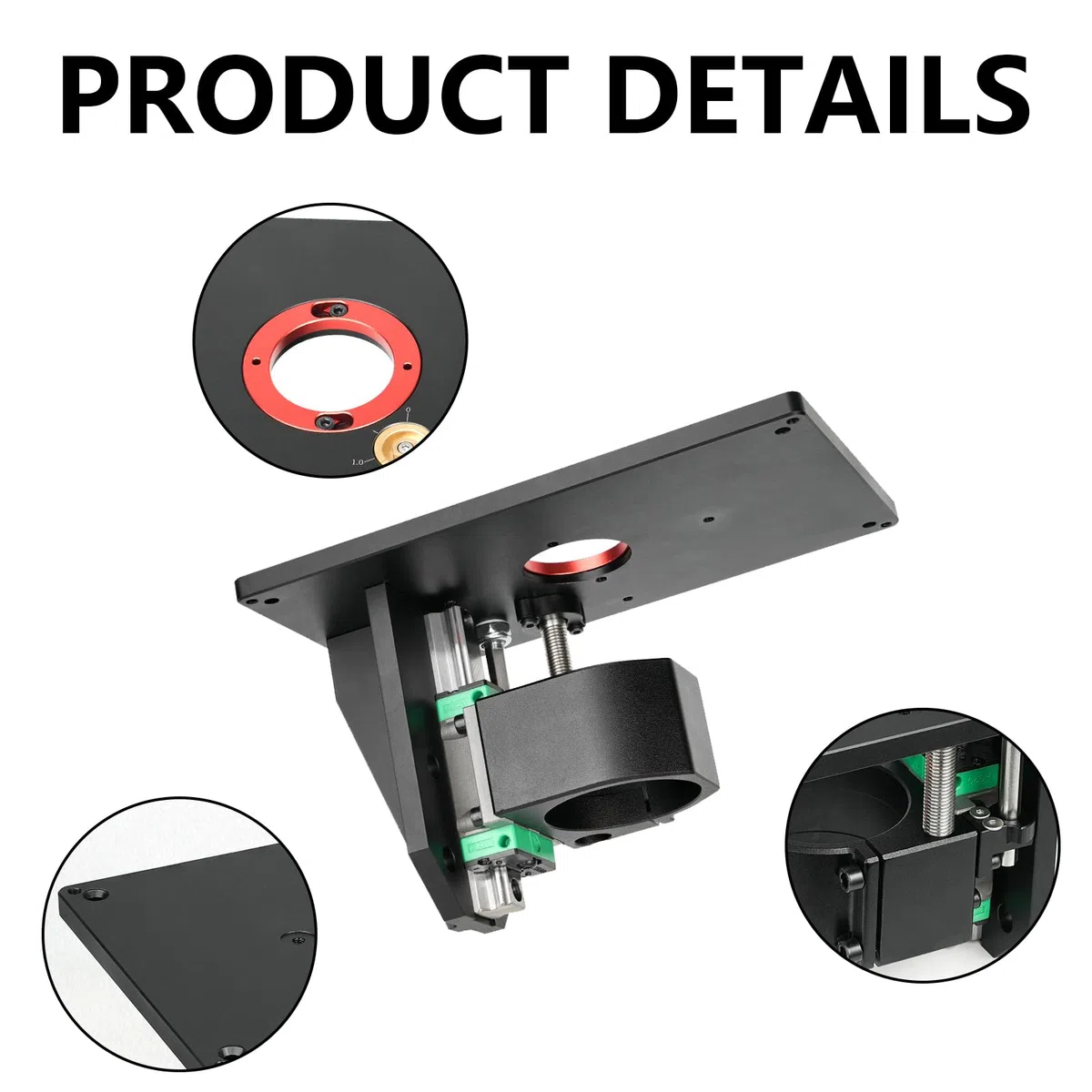 Oberfräsenhebetisch, Oberfräsenhebetisch Router Tisch Lift Kit Trimmmaschine Inverted Lifting Table Router Lift, Trimmen Maschine Invertiert Hubtisch Frästisch für Oberfräse