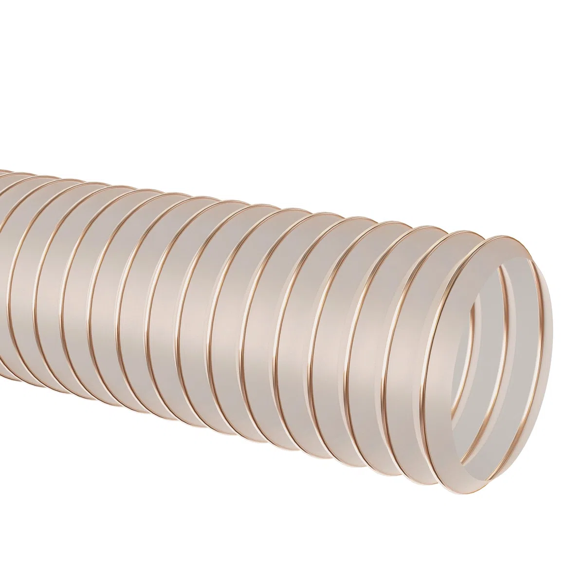 AWM Absaugschlauch Ø 200 mm transparent 0,4mm Absauganlage Spiralschlauch schwer entflammbar Flexschlauch (3 Meter)