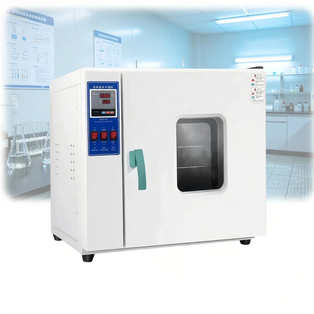 Konstanttemperatur-Trockenschrank für Labor und Industrie, 220 V/RT +50–280 °C, Vakuum-Trockenschrank, 16 l, 43 l,für die Trocknung von elektronischen Bauteilen und Saatgut