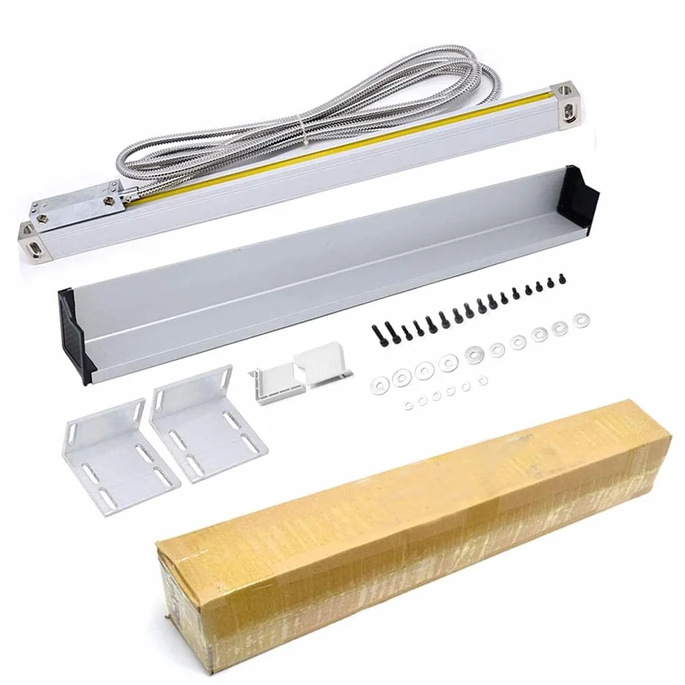 Linearskala für Drehmaschine, 300mm hohe Präzision elektronisches Lineal für Fräsmaschine, komplettes Zubehör, Linearskala, digital, Anzeige DRO (300MM (12"))
