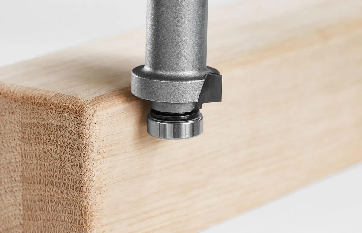 Festool HW R1-OFK 500 Abrundfräser - Z1 Kantenfräser für Massivholz | Einschneidiger Fräser für Kunststoffumleimer, Radius 1mm, Montage ohne Anlaufkugellager, 5 Grad Auslaufschutz