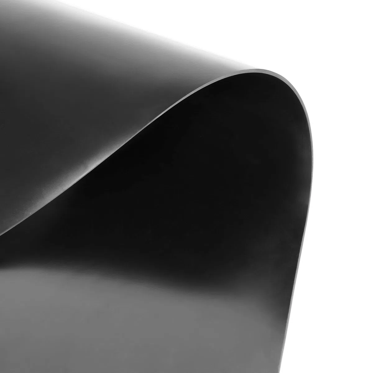 8m² Gummiplatte aus EPDM/SBR - 3 mm Stärke - 1,20 m x 6,67 m - Schwarzes SBR-Gummi - Glatte Vollgummi Matte - isolierend und dämpfend - ozon- und witterungsbeständig