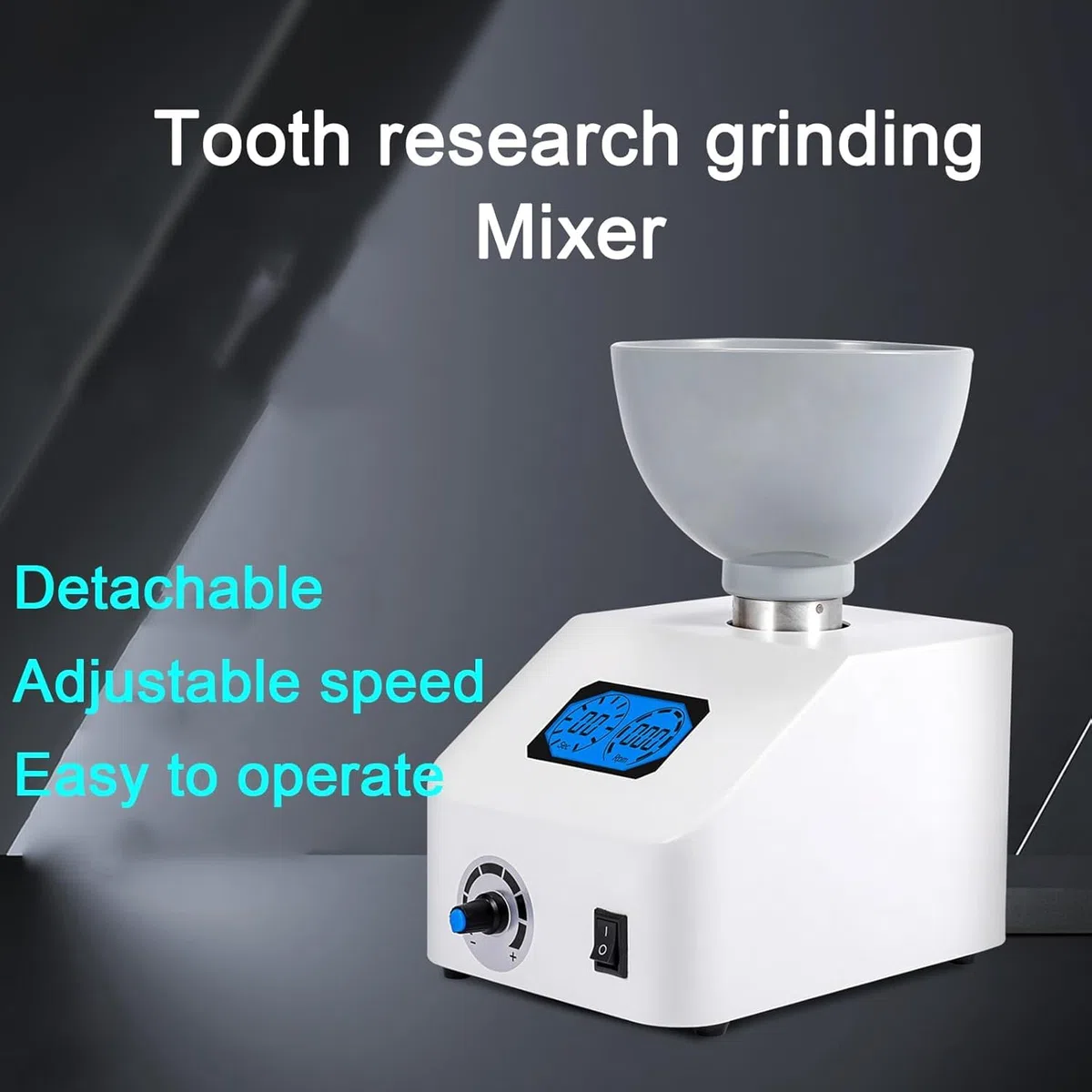 Dental Gips Grind Mixer, 100-700ML Automatische Alginat Mixer, 0-300RPM Einstellbare Geschwindigkeit, Mischen Alginat Abdruckmaterialien Und Gips, Für Zahnkliniken, Labor