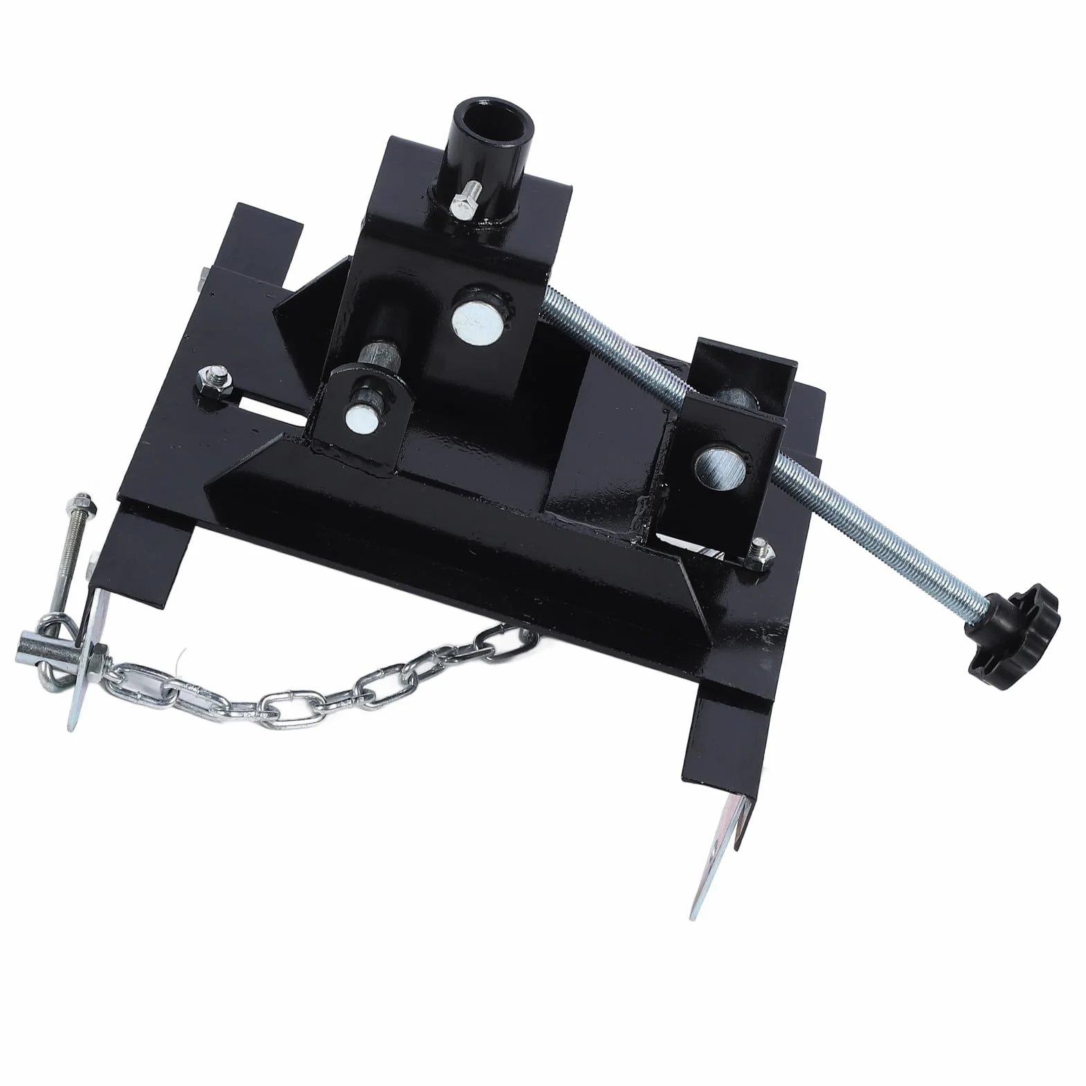 Verstellbarer Wagenheber-Getriebeheber-Adapter, Maximale Belastung 500 Kg, Neigbarer Kopf um 30 Grad, Verwandelt den Hydraulischen Wagenheber in Einen Getriebeheber für eine