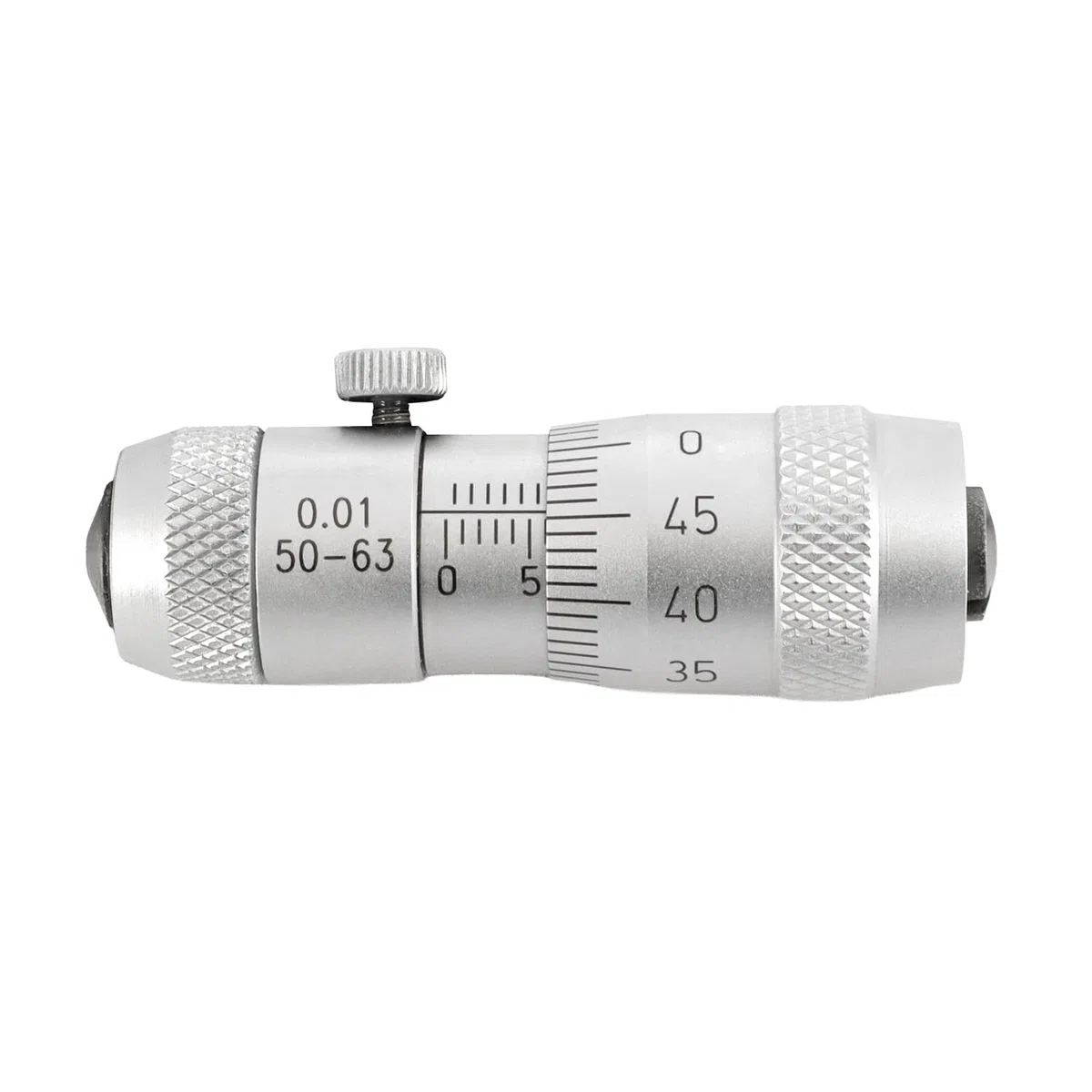 ASIMETO Innenmessschraube zusammensetzbar, Messbereich 50–600 mm, Ablesung 0,01 mm, Hartmetall-Messflächen, Innenmikrometer