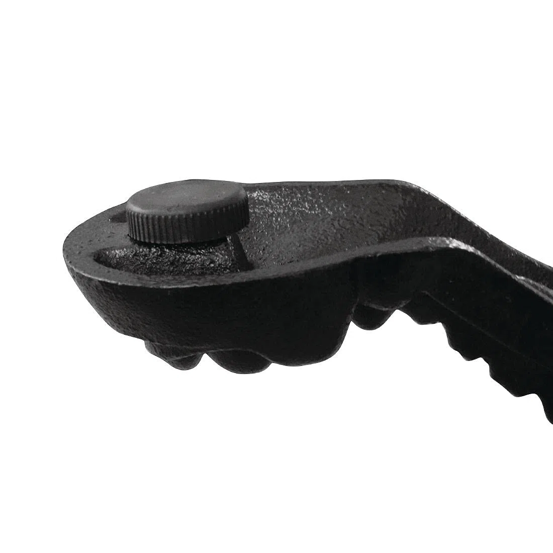 Bolero Gusseisen verzierter Tischfuß, Schwarz, Größe: 720(H)x 420(B)mm, Standardhöhe, Restaurant-Tischfüße, für 800 mm runde Tischplatten, gewerblicher & privater Gebrauch, CE155