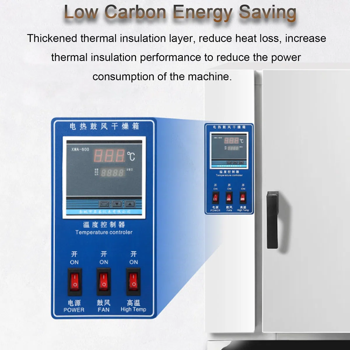 Trockenofen Laborofen, Schnelltrockenofen mit konstanter Temperatur für Labor/Industrie, 50~300℃, Labortrockenofen mit Umluft,16L