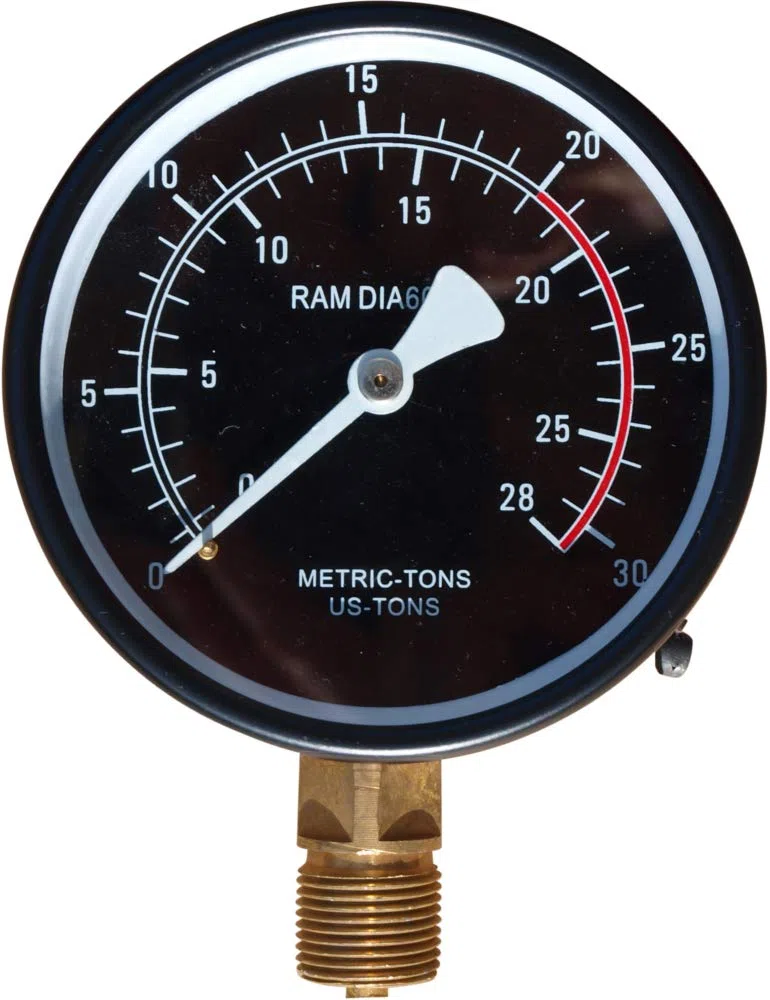 Carmax Werkstattpresse Satz 20T Hydraulikpumpe Doppelantrieb Hydraulikzylinder Manometer