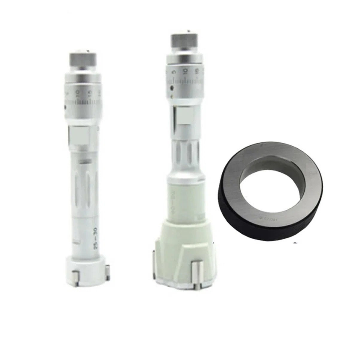Dreipunkt-Innendurchmesser-Mikrometer 6-100 mm 0,001 mm Dreipunkt-Innenmikrometer Dreipunkt-Innenmikrometer Innendurchmesser-Mikrometer-Messwerkzeug (Color : 50-60mm)