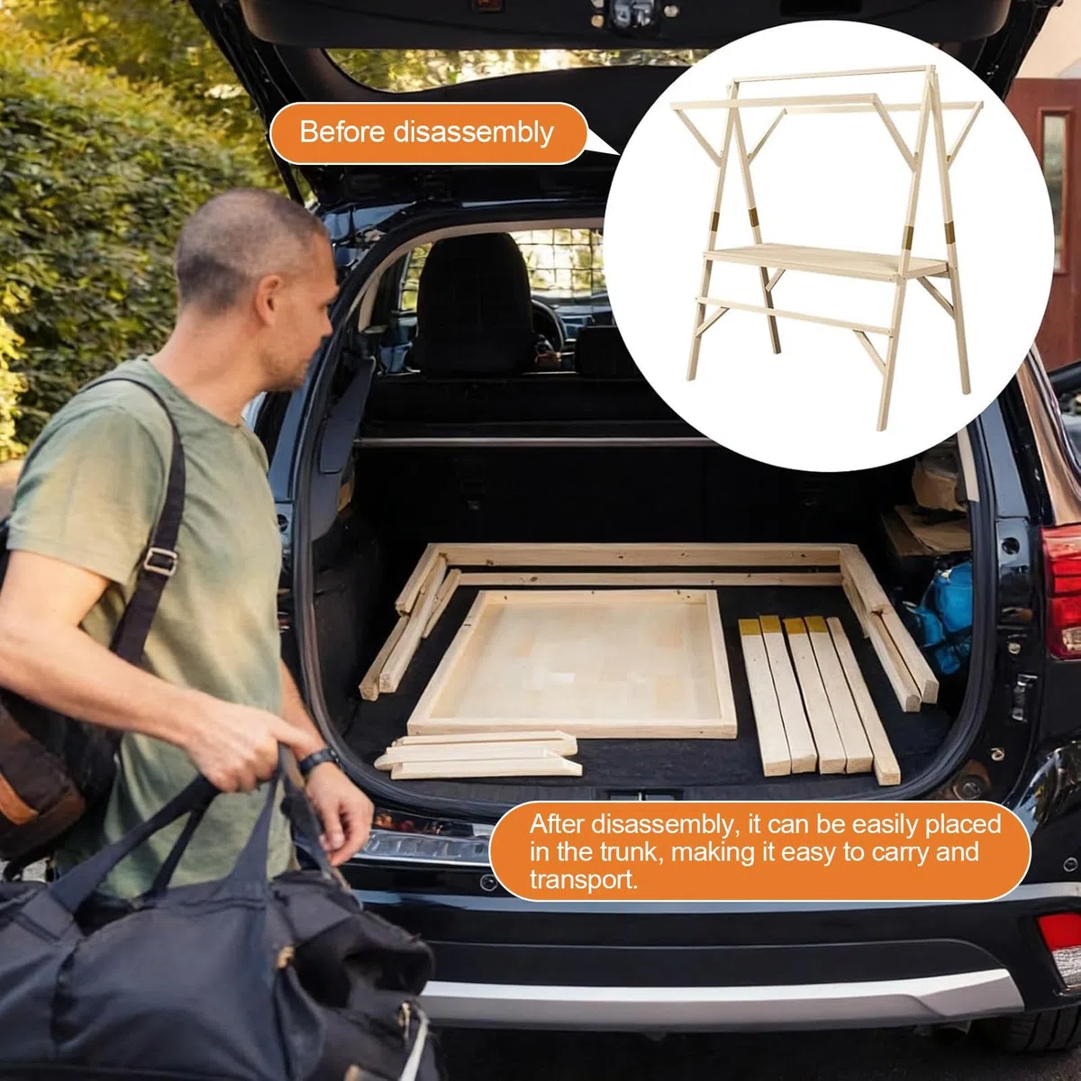 HARELA Imbisswagen Aus Holz, Marktstand Imbisswagen mit Markise Und Feststellrädern, Marktstand-Ausstellungsständer für Outdoor, für Straßen-/Bauernmärkte/Handwerksausstellungen(Pink A,150cm/59in)