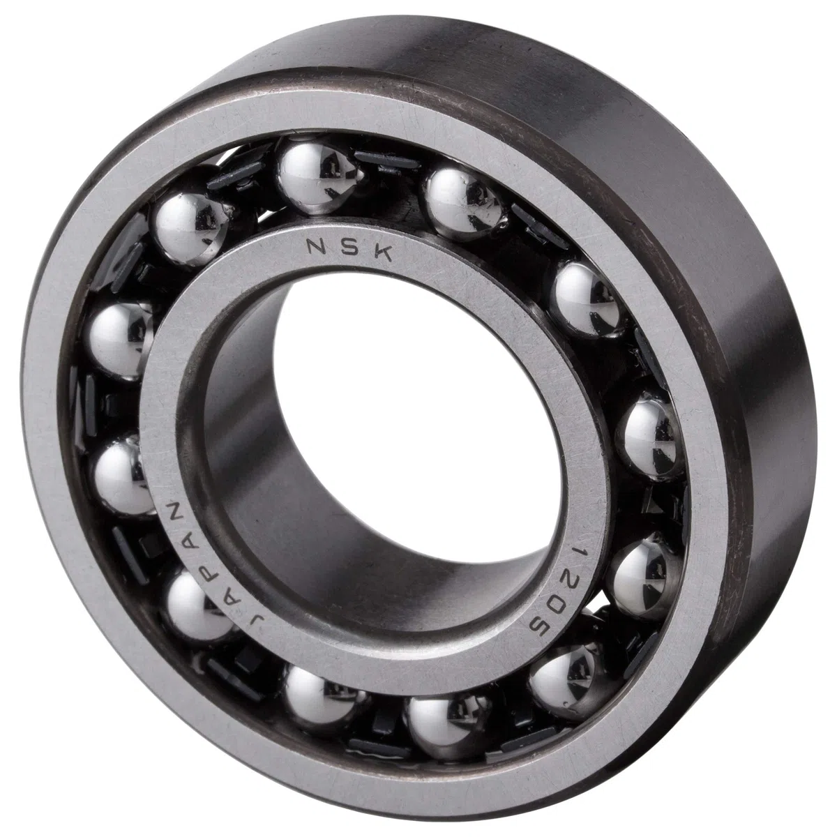 Pendelkugellager 1211 K NSK 55x100x21 mm konische Bohrung Stahlkäfig