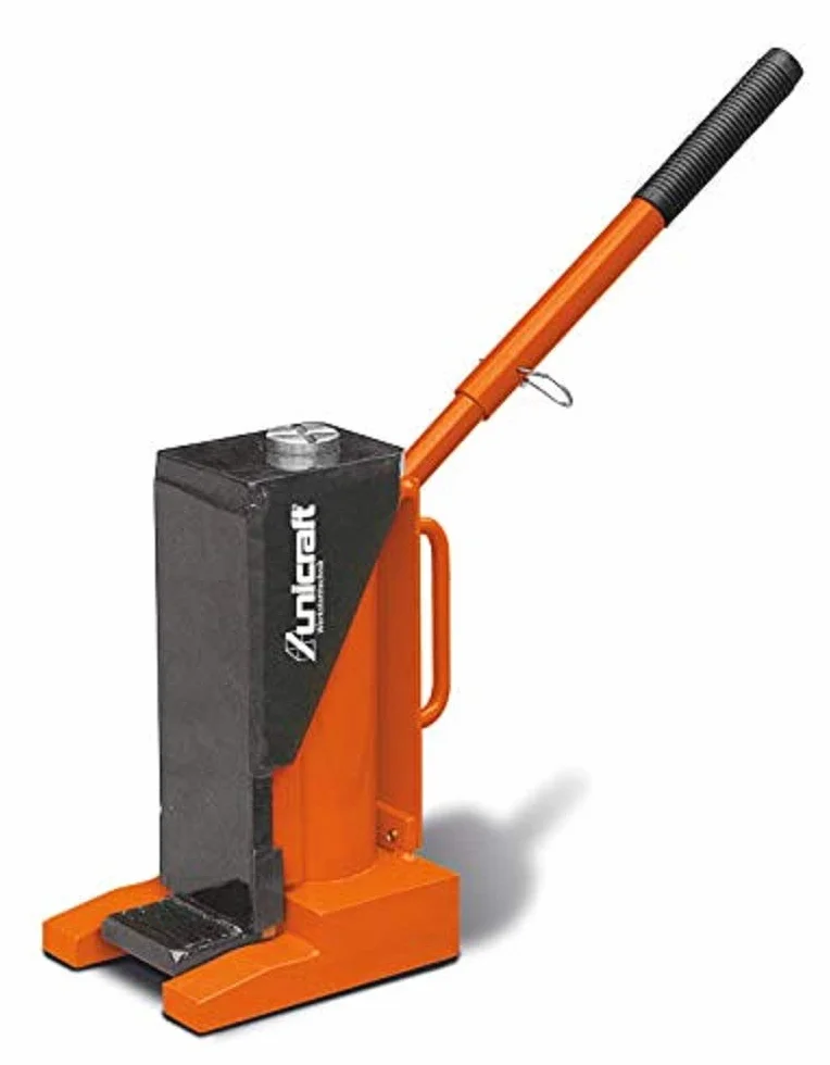 Unicraft Maschinenheber, Hydraulikheber MH 10 (Stützlast: 10 t, Ablassschraube stufenlos, kompakte Bauweise) 6190010