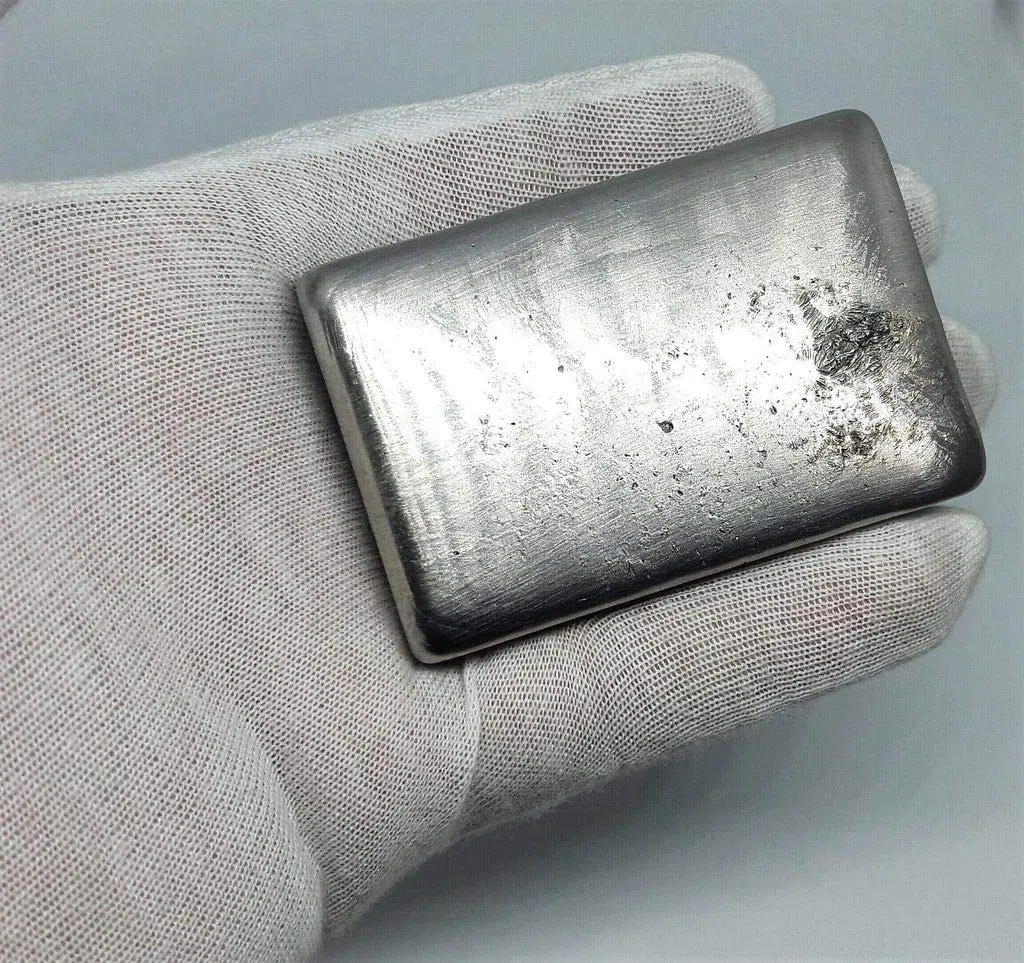 Sammlung von Wismutblöcken (Bi) mit verschiedenen Gewichten: (Wismut 1lb)